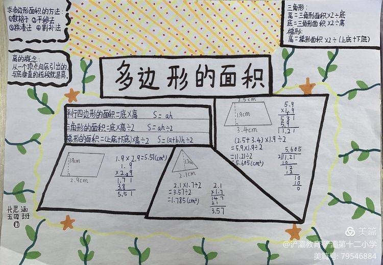 走进思维导图探索数学奥秘五年级数学实践活动