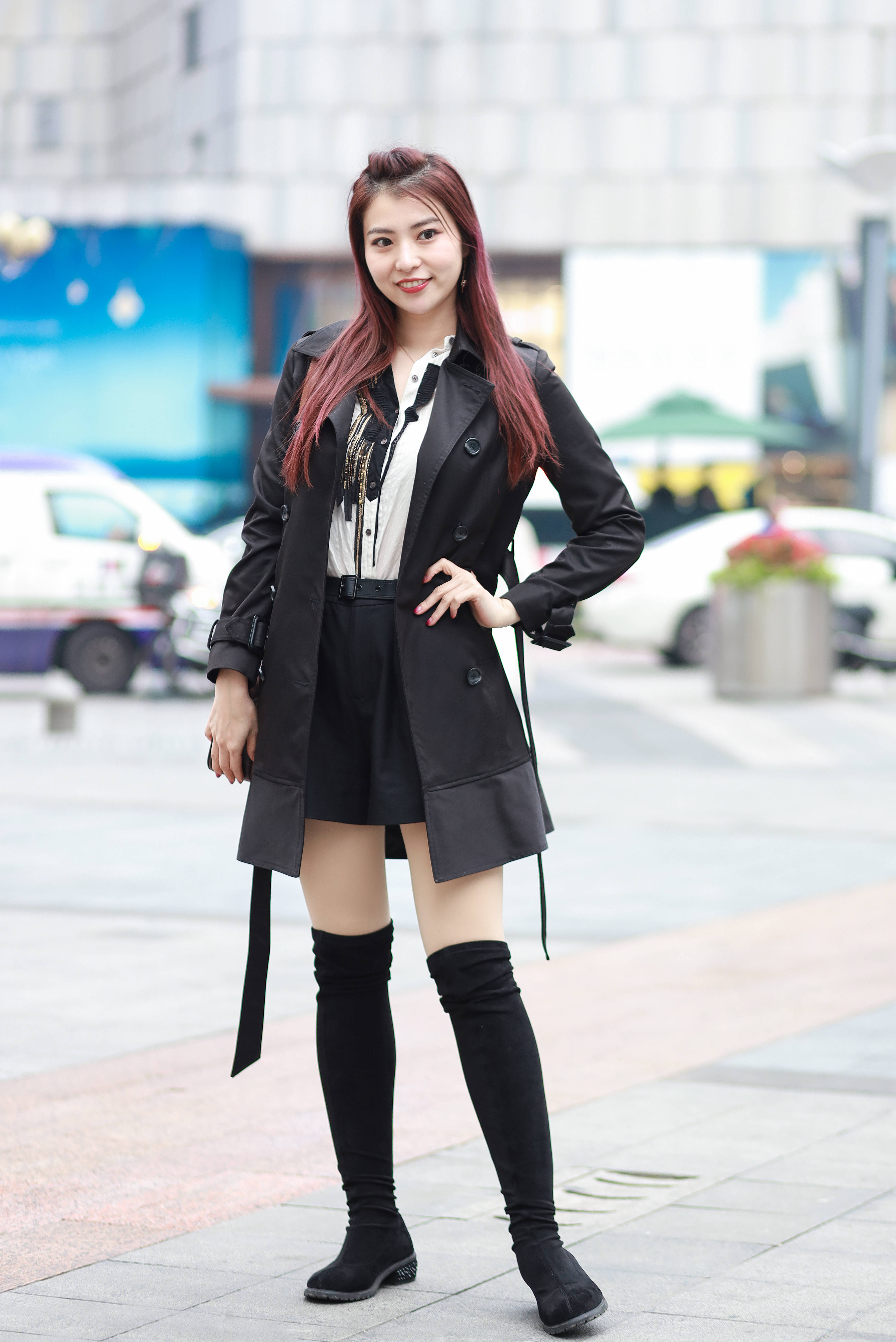 重庆街拍北城天街2021112502