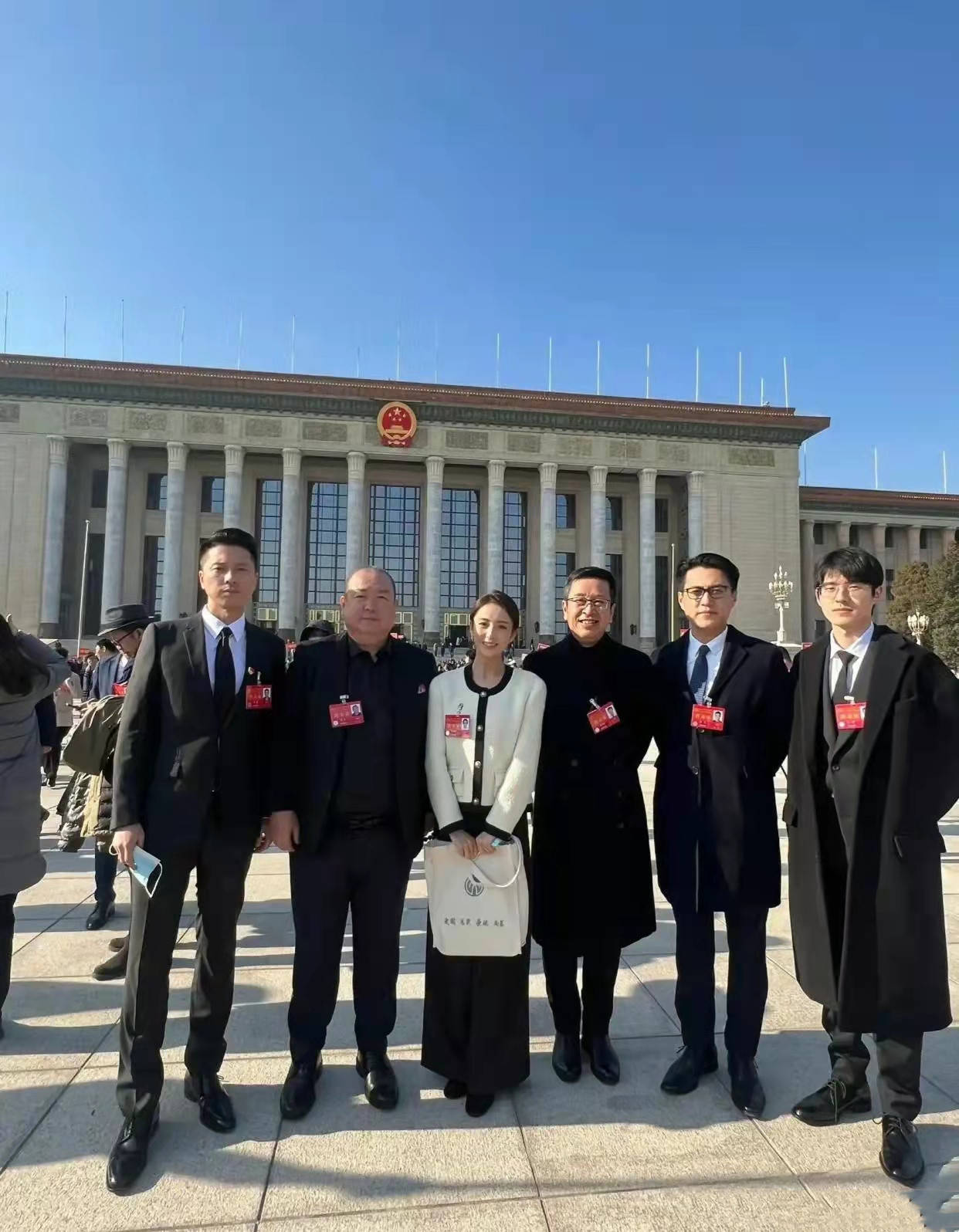 佟丽娅 佟丽娅“文代会”中脱颖而出，机场私服也是宛如街拍