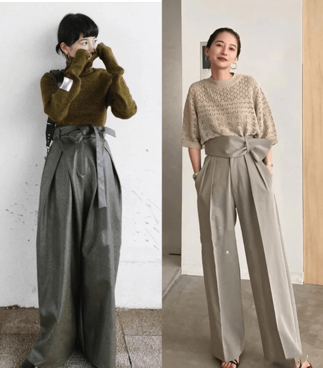 色调日常中穿搭的服装多数以简约实穿的轻熟风为主