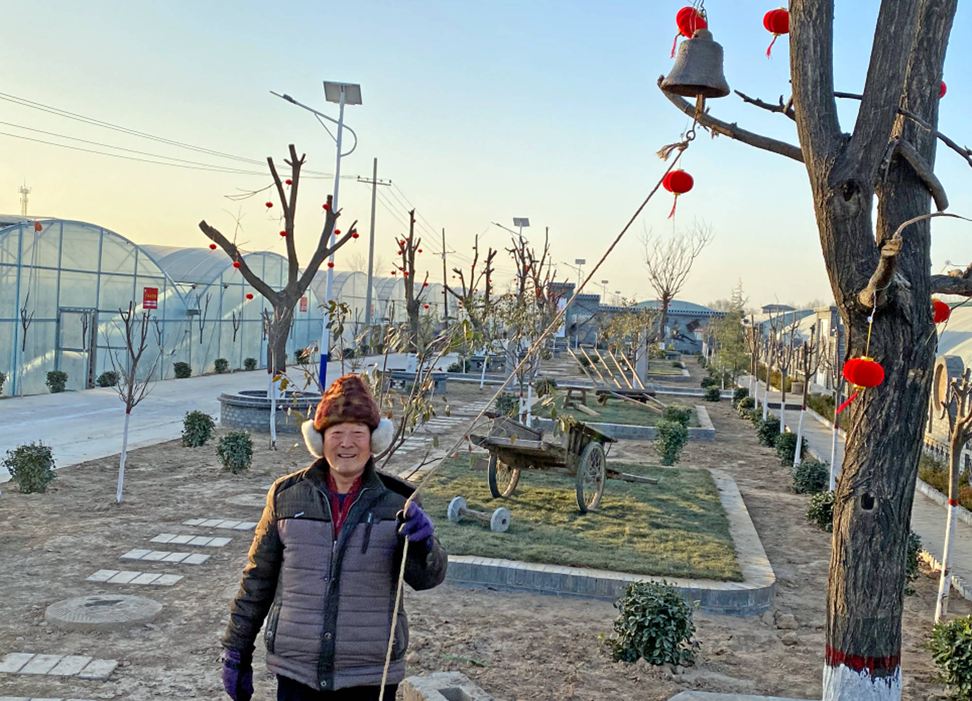 大荔县埝桥镇十个口袋公园晒出百姓的幸福生活