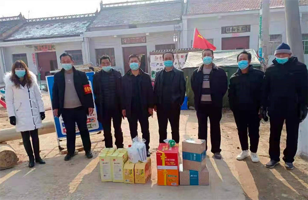 乾县薛录镇商会抗击疫情献爱心