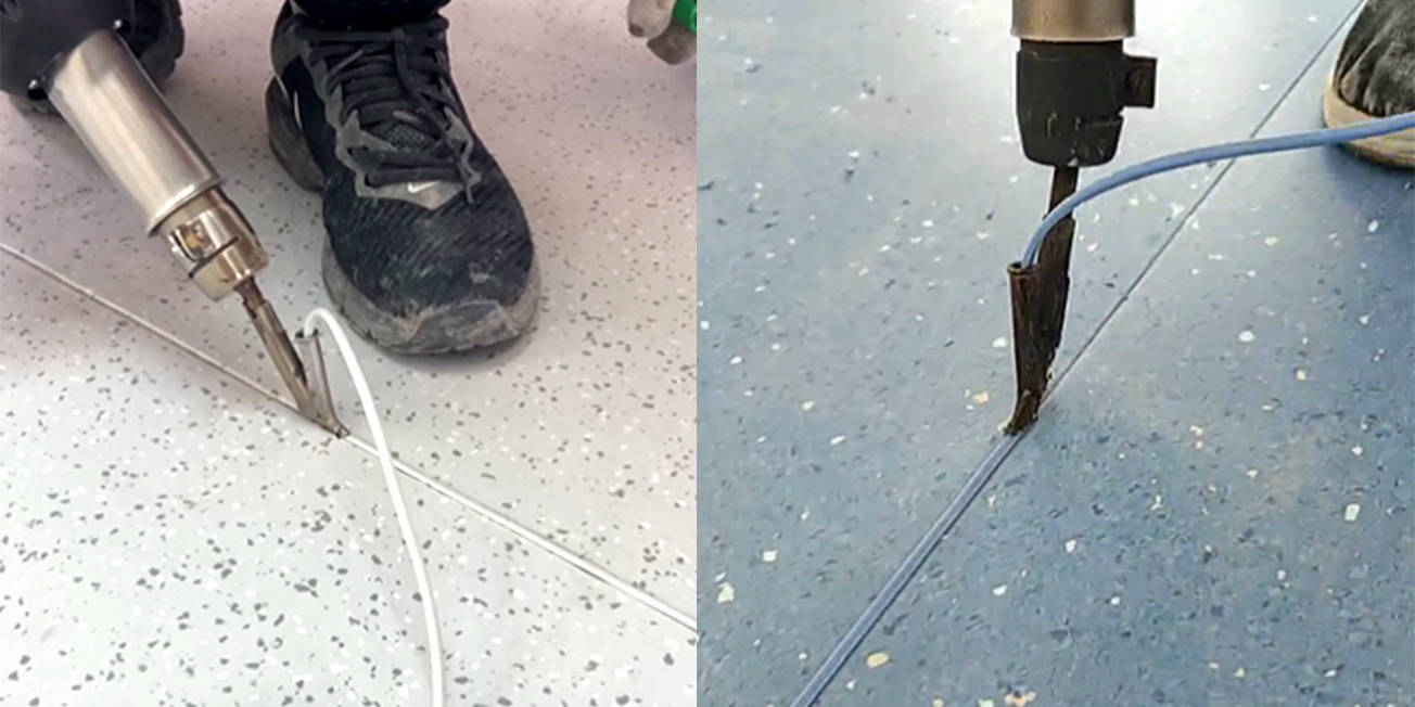 pvc塑胶地板焊线如果在后期的时候,出现焊线脱落的情况.