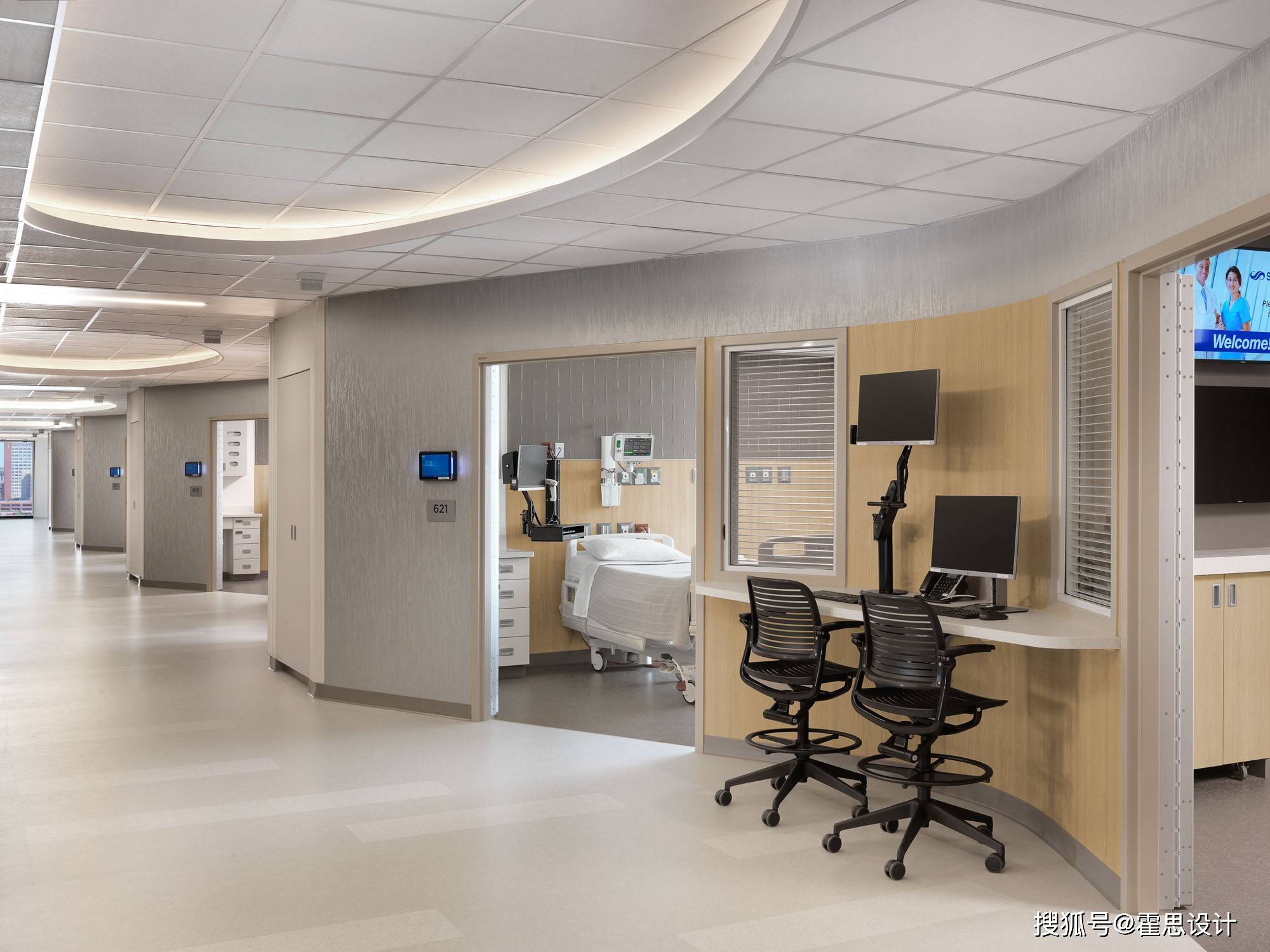 美国医院的疗愈力藏在医疗软装细节里丨设计图鉴