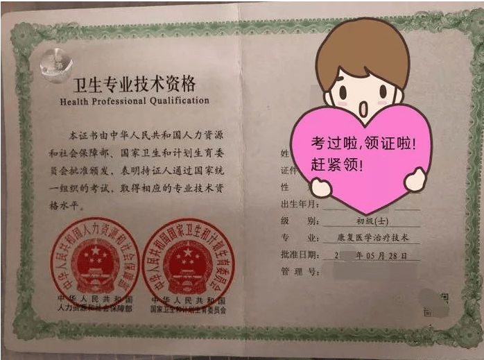 在这里给朋友们分享一个拥有康复治疗技术士,师,中级的全套最新完整版