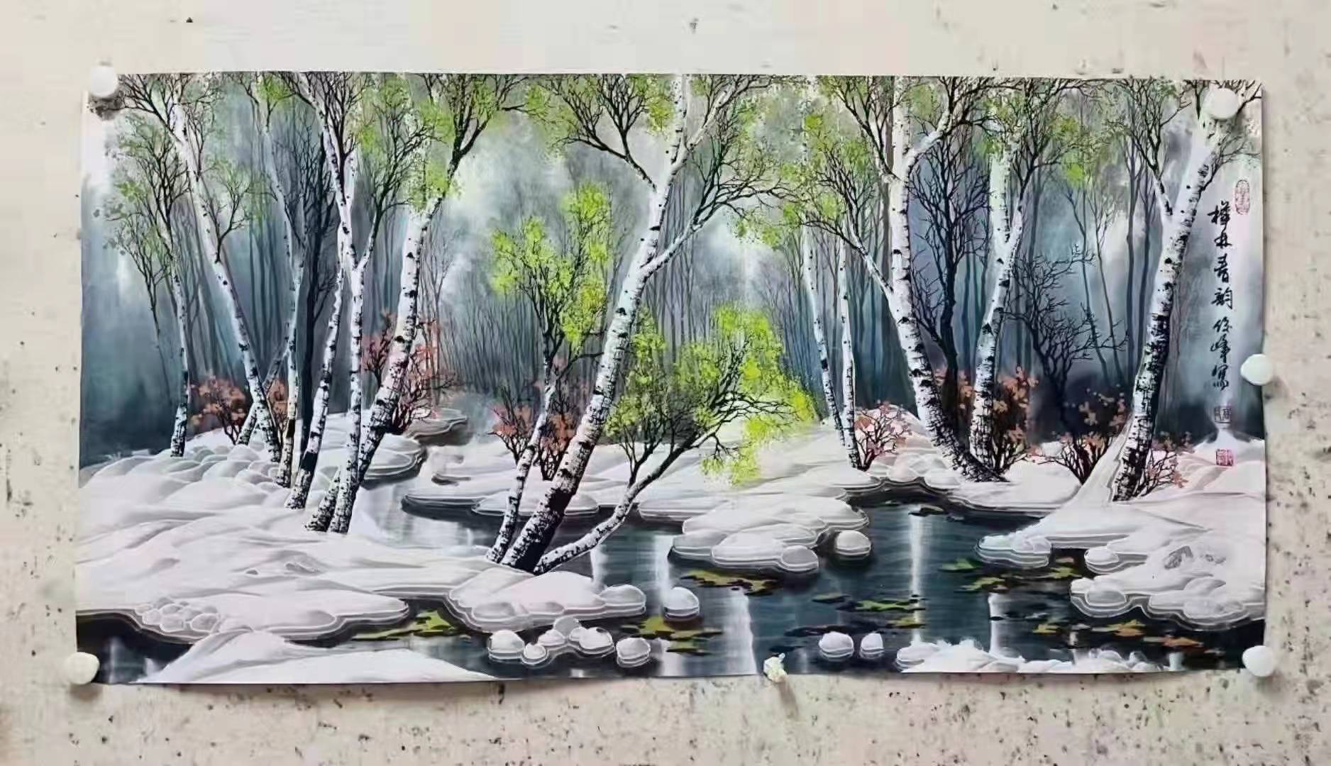 大雅斋/第二代冰雪画派掌门人画家高俊峰_中国_河北_玉树