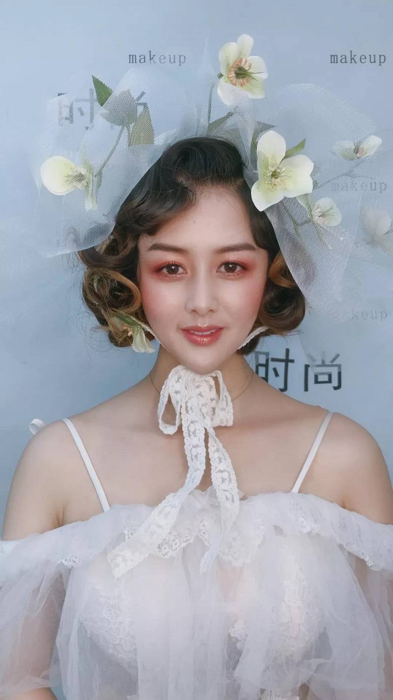 橙色洛可可风轻复古妆容造型鉴赏｜充满法式的浪漫与优雅