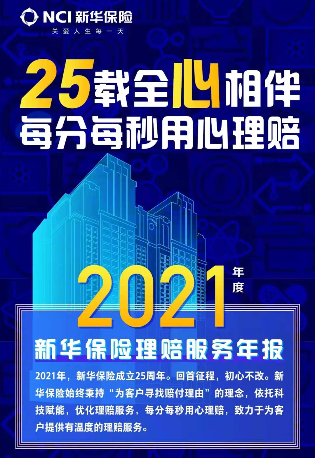 新華保險發佈2021年度理賠報告賠付總額140億日均賠付超3840萬