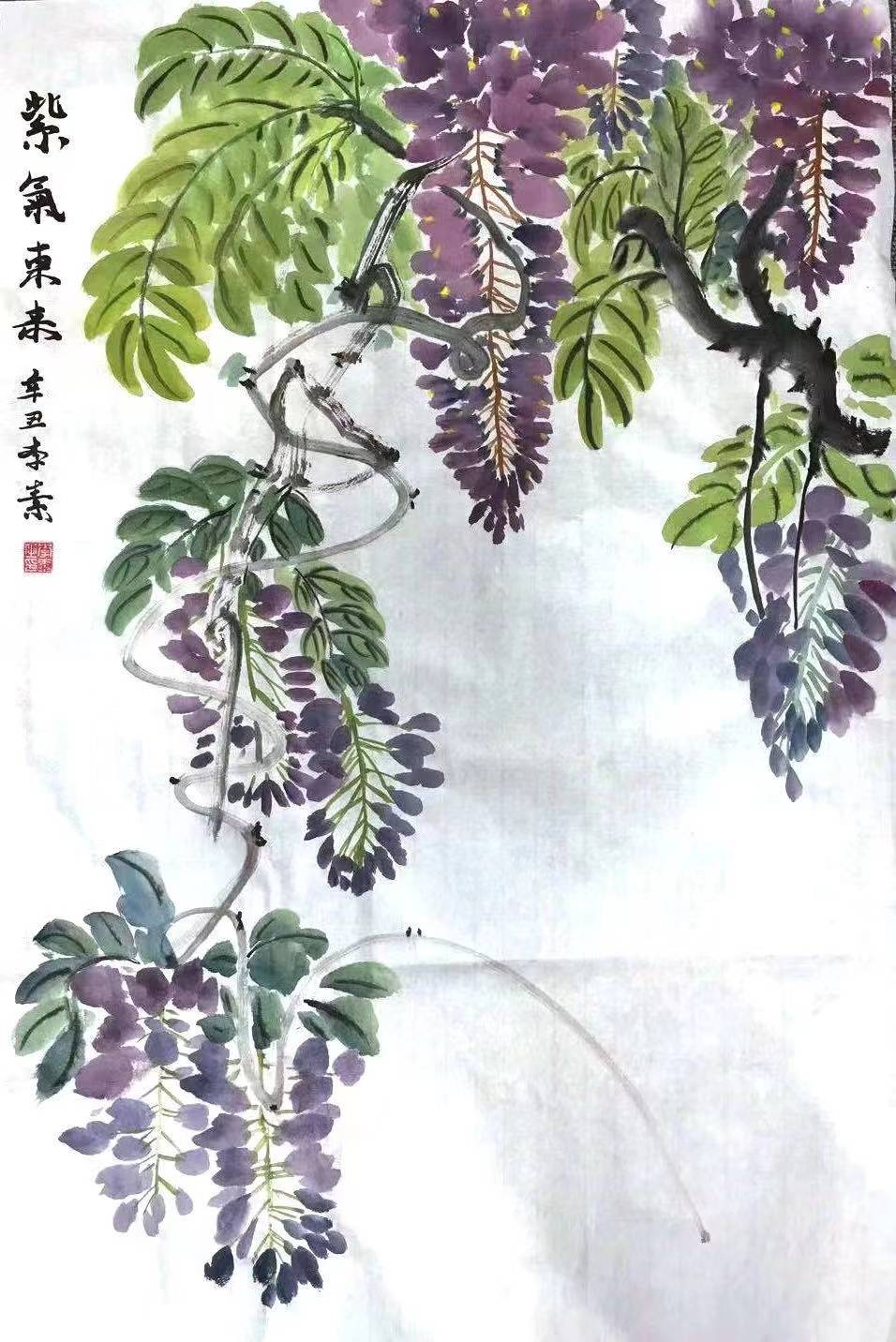 花鸟国画画家李国丽李素