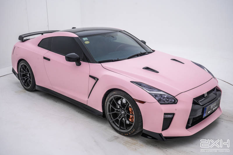 厦门尊享会日产gtr贴改色膜案例