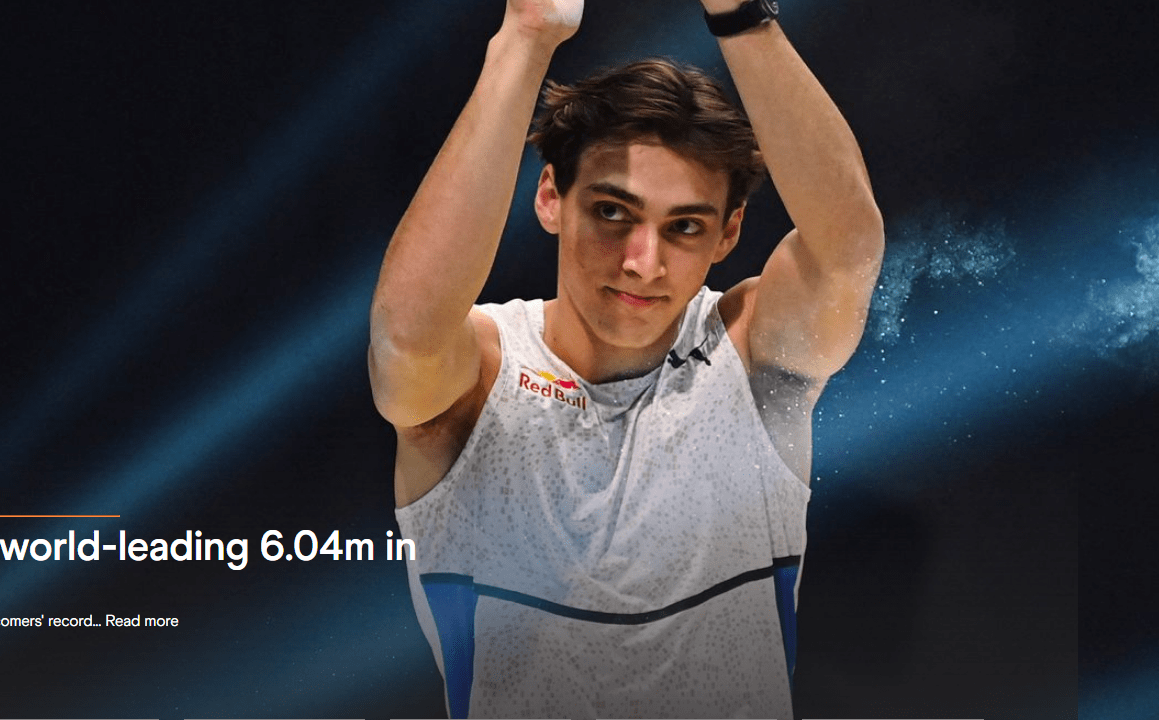 6米04杜普兰蒂斯又创新高今年已三次越过6米