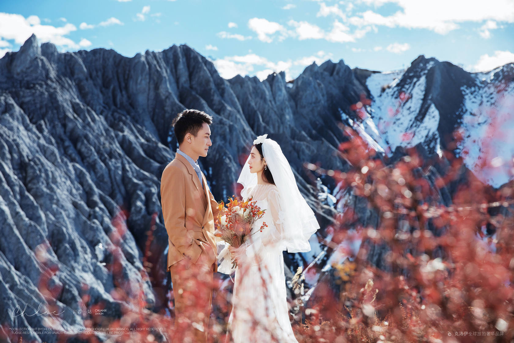 婚纱照|连摄影师都惊叹的川西墨石公园，让婚纱照秒变电影大片！！