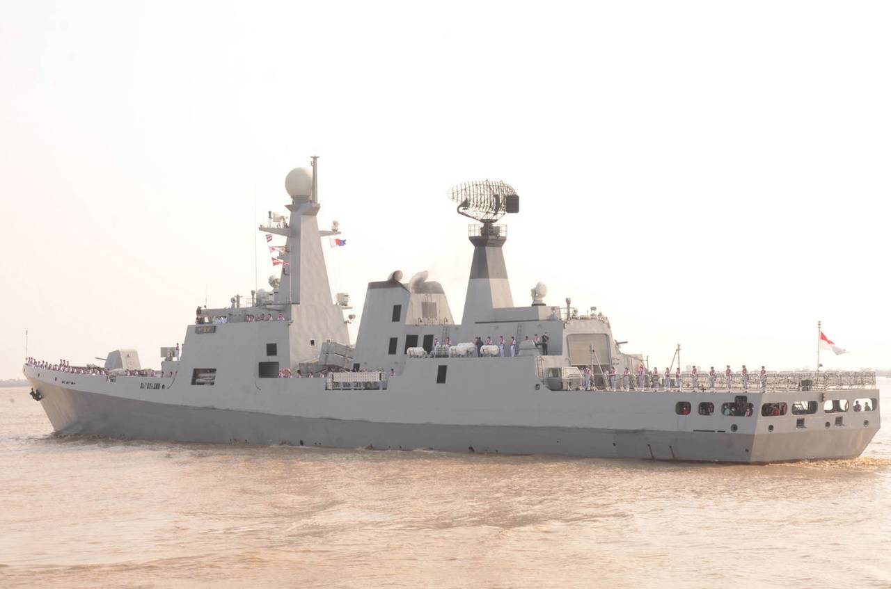 缅甸f12护卫舰图片