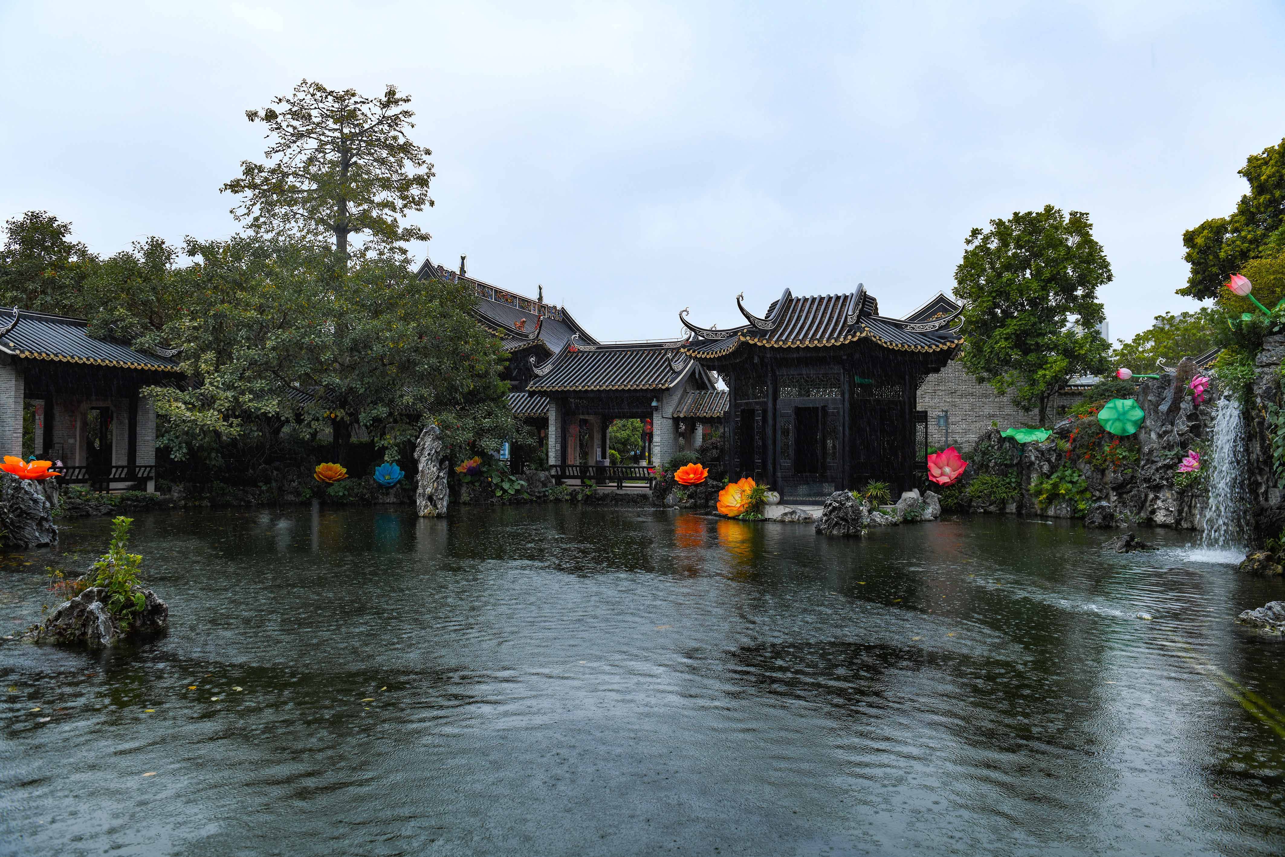 照壁|广东“最年轻”的岭南园林，斥资3亿精心打造，佛山人可免费参观