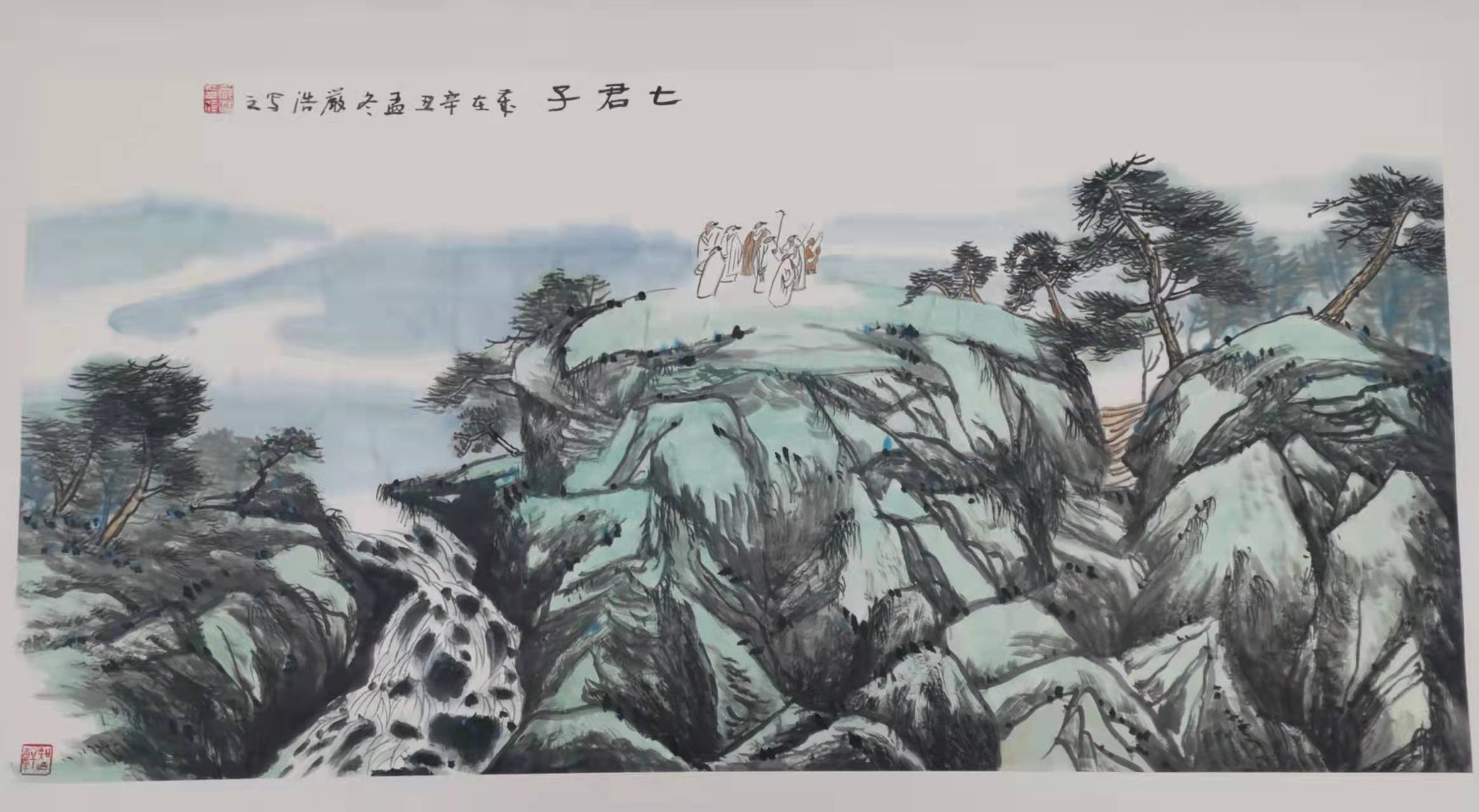 中国美术家协会会员严浩作品鉴赏