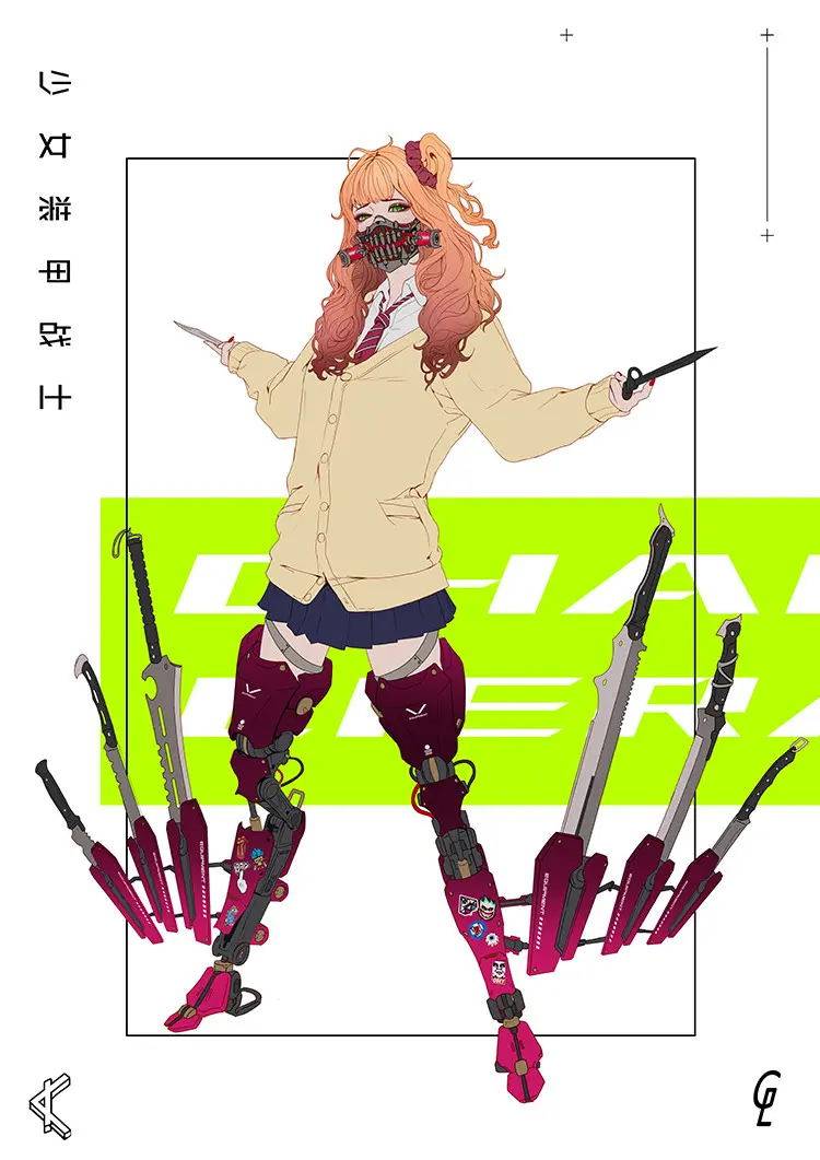 超酷!少女装甲战士作品欣赏—park jumkyu_角色_曾为_恶魔战士