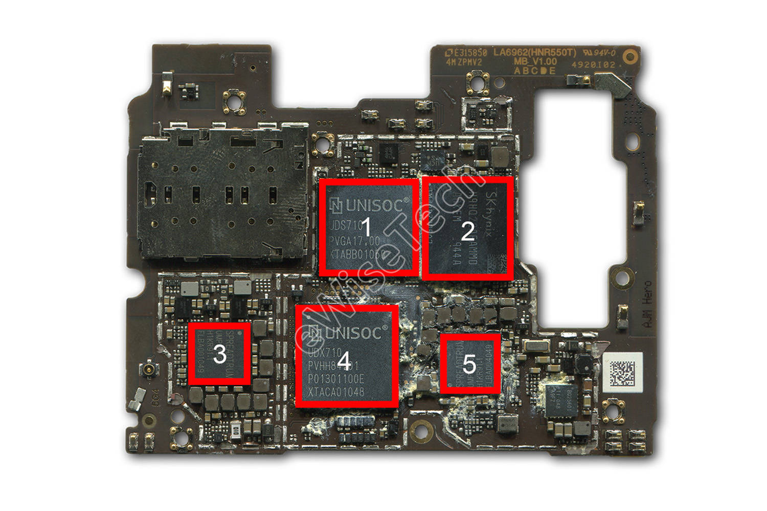 e拆解:国产的三防5g手机,agm x5中现身虎贲处理器_ic_芯片_保护