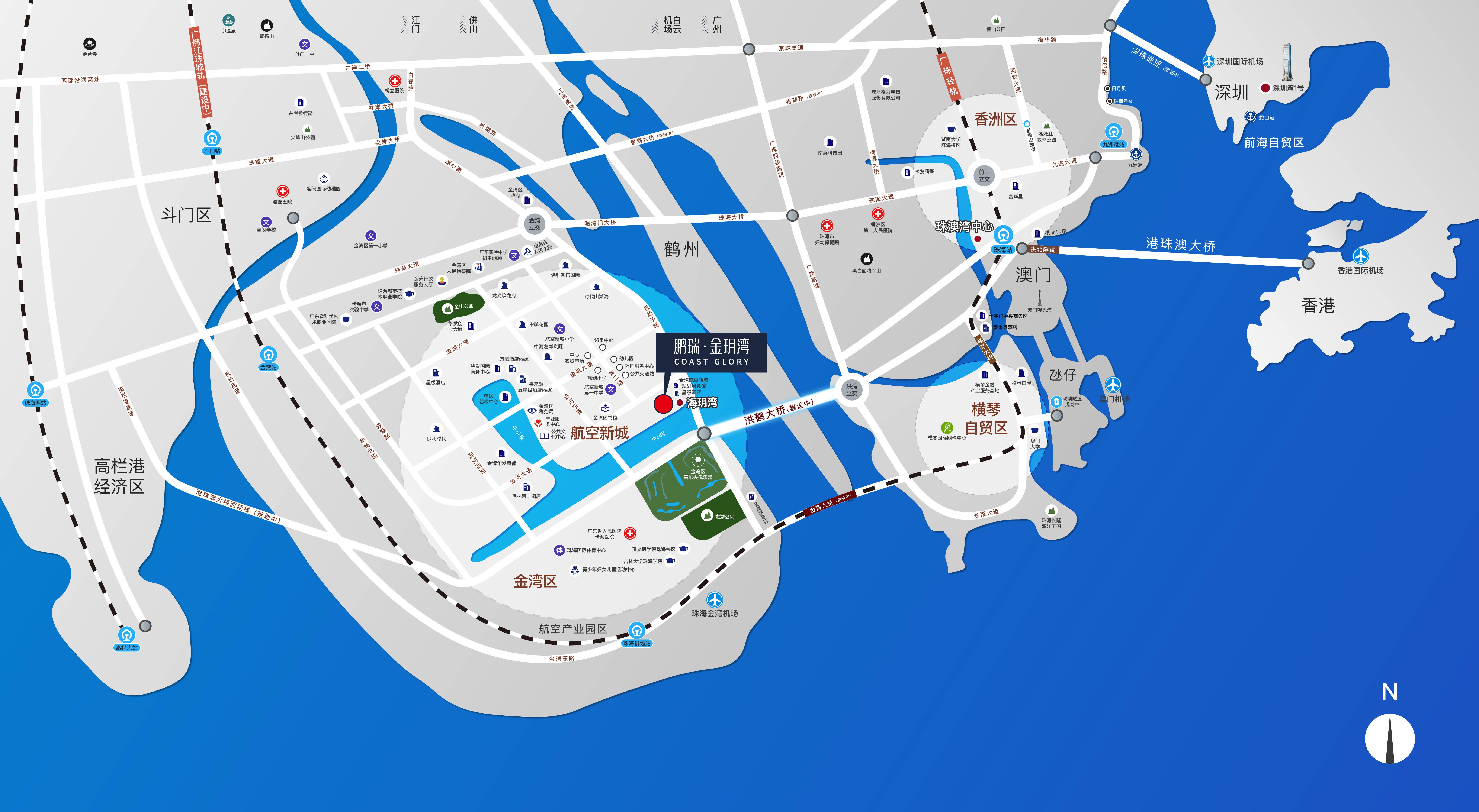 珠海站内部地图图片
