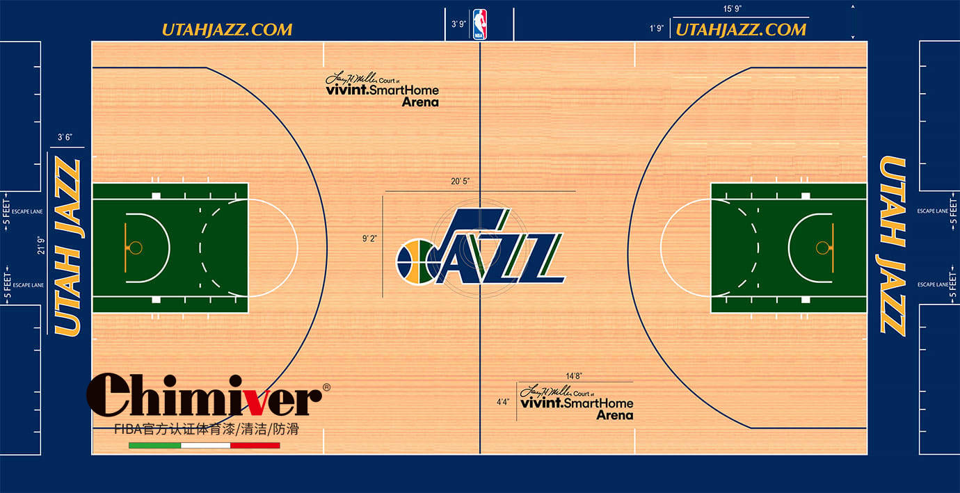 nba地板平面图图片