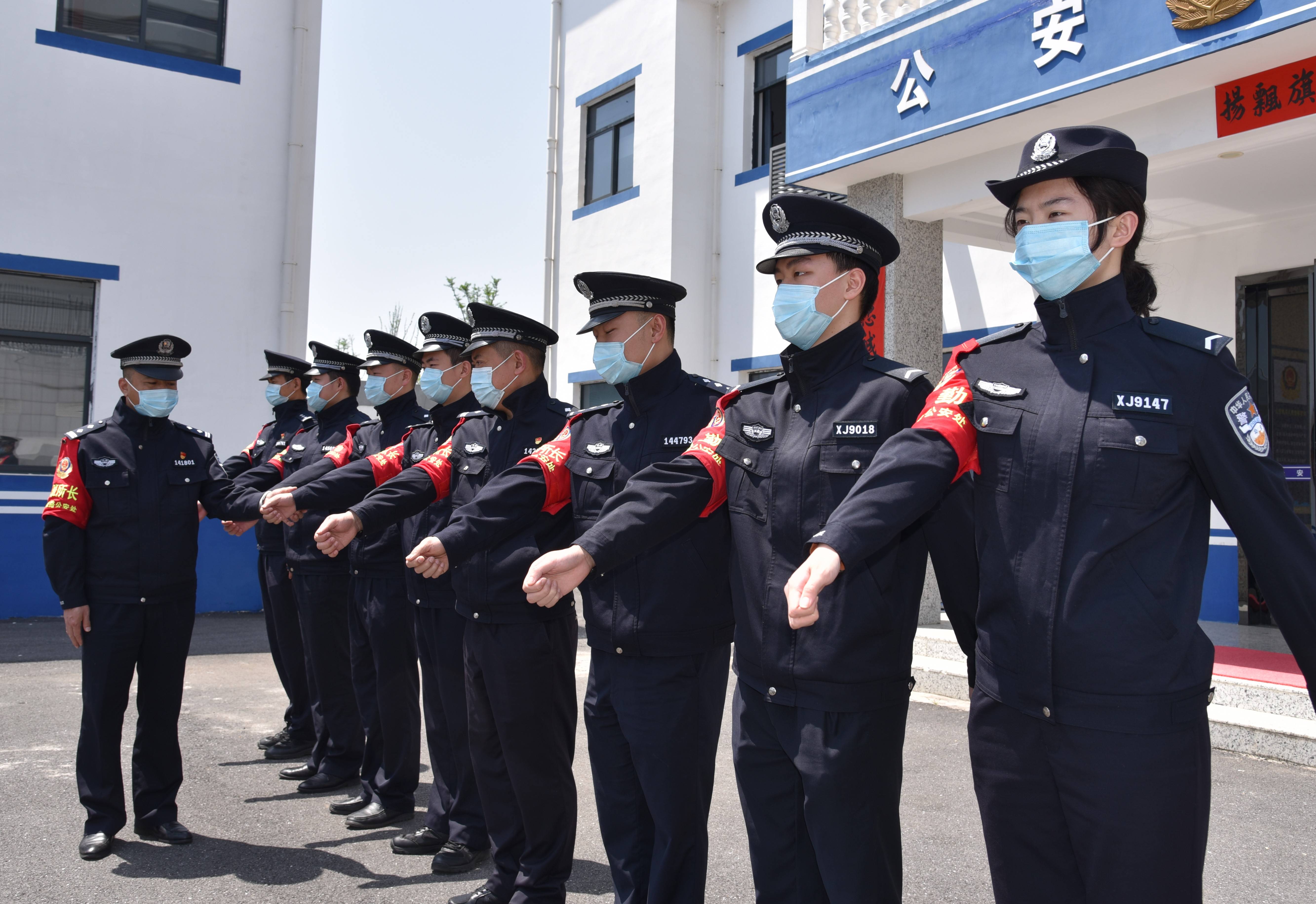 赣州铁路公安处吉安西车站派出所开展队列训练