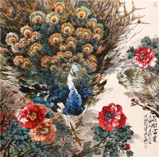 曹瑞华受邀印迹国中中国花鸟画名家邀请展