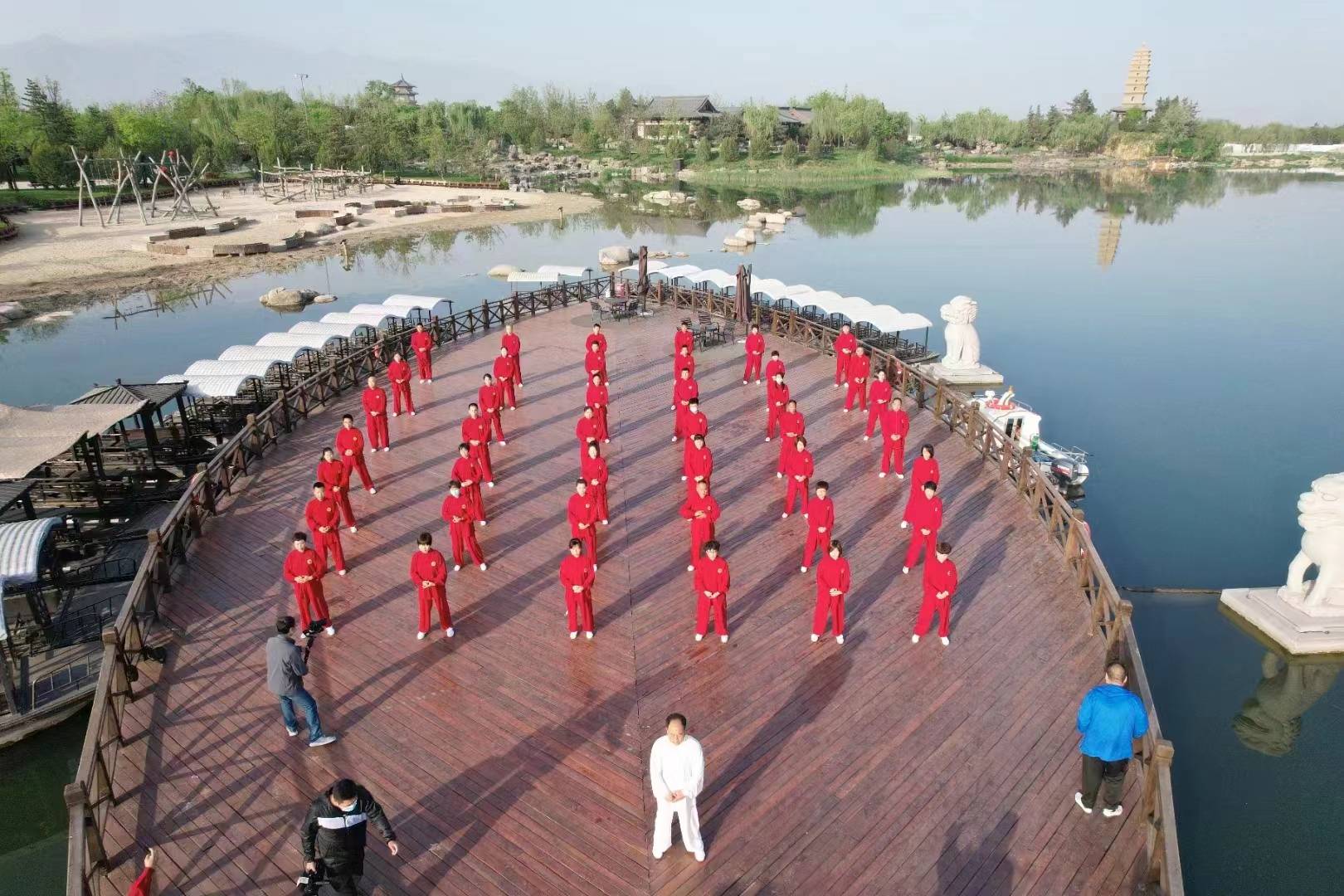 西安市鄠邑区赵堡太极拳踏青健康养生行活动