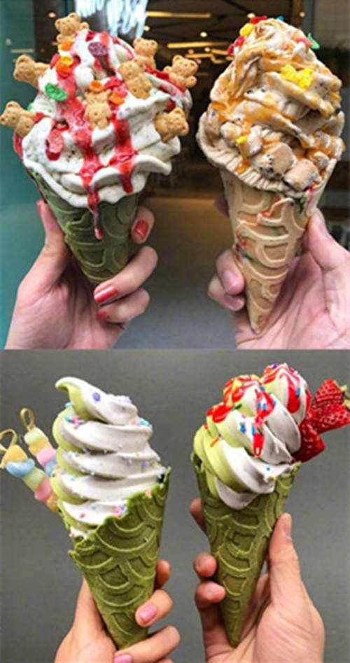 冰淇淋选美大赛,你pick谁?_色彩_造型_下口