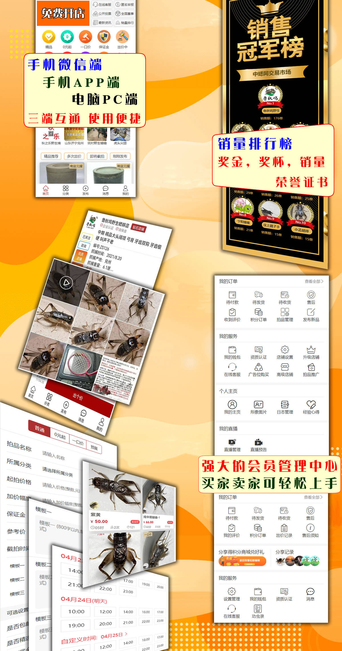 蟋蟀蛐蛐买卖行情交易交流平台-中蟋网交易市场_卖家_电脑_微信
