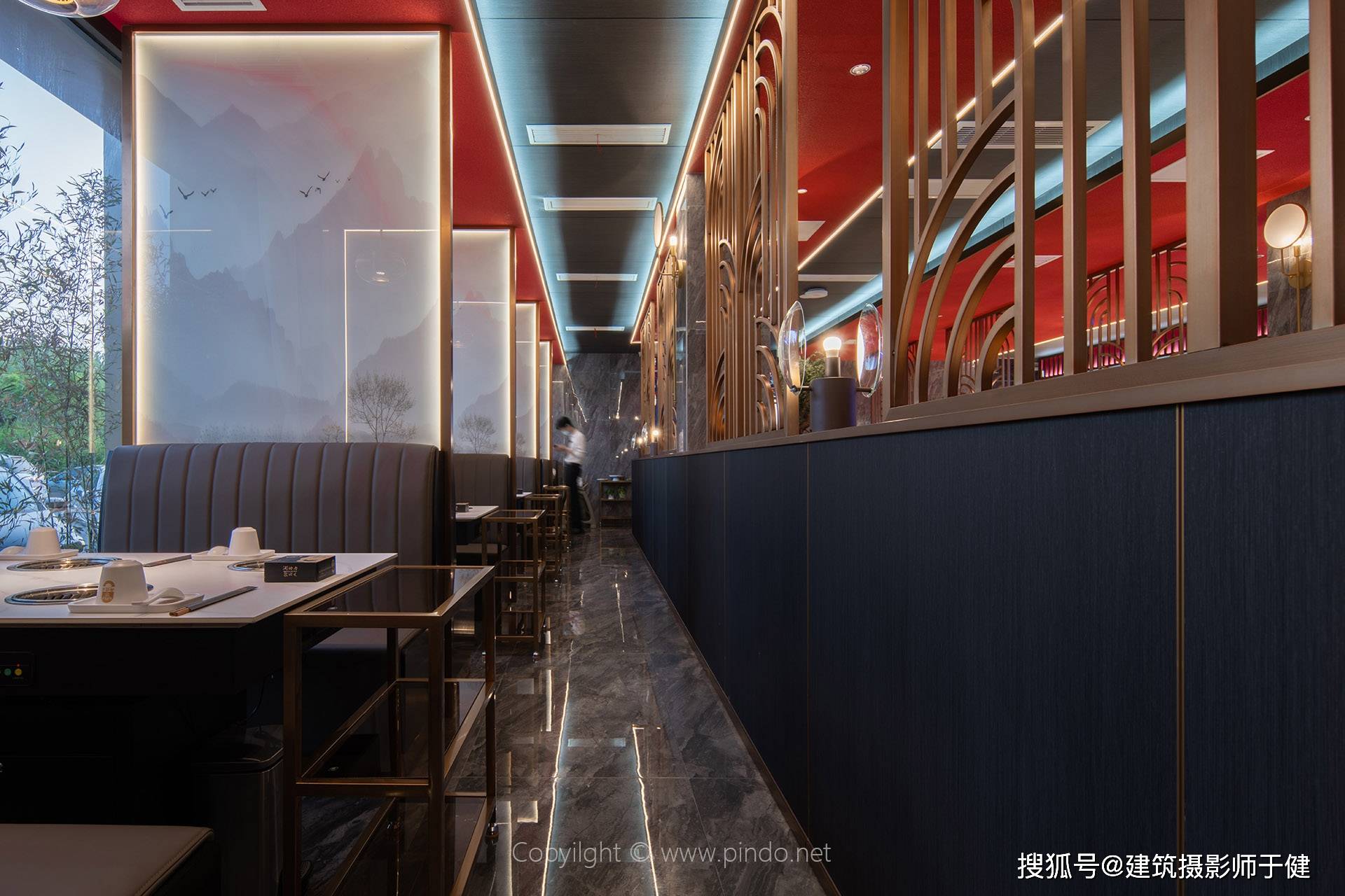 餐饮空间摄影山东穆谊府火锅滨州店