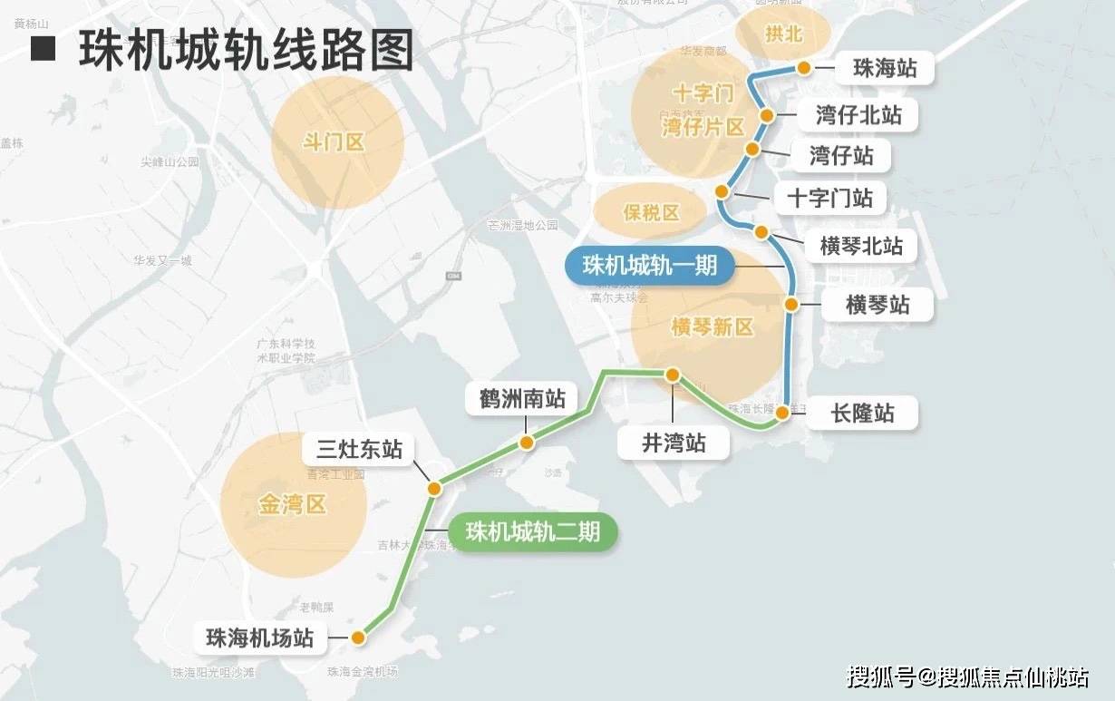 珠海到横琴轻轨路线图图片