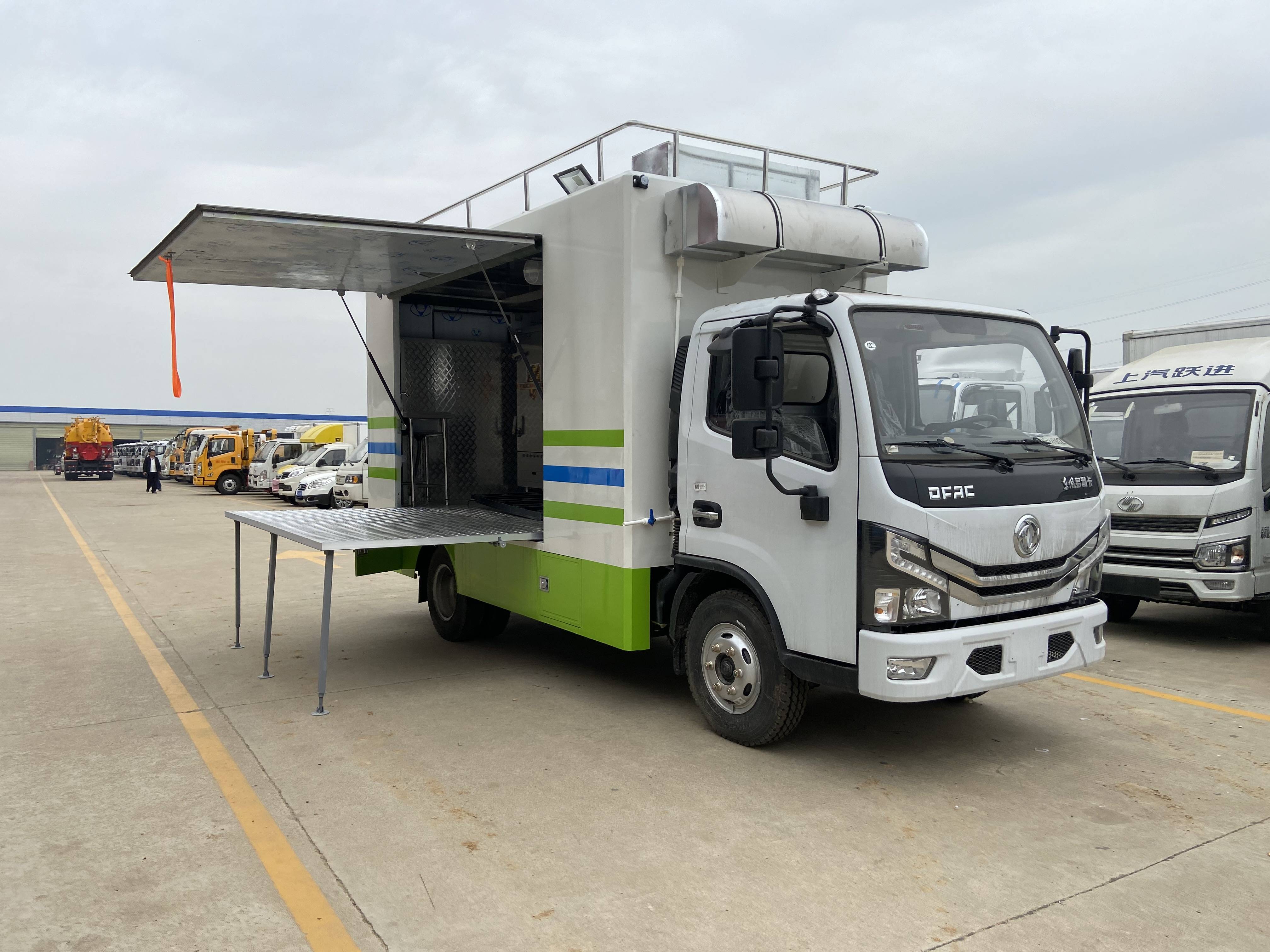 多功能快餐卡,东风牌红白喜事车 流动厨房餐车炊事车_市场_厨艺_农村