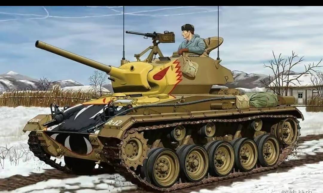 霞飞轻型坦克_战场_志愿军_美军