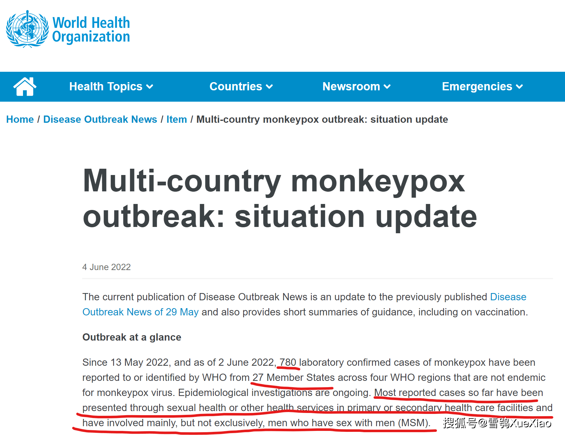 全球猴痘确诊780例全球累计新冠病亡逼近630万全球新冠肺炎疫情202265