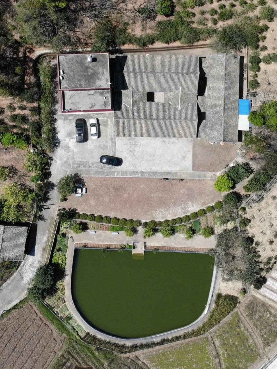 坐标广东河源客家现代简约中式四合院设计案例新民居鲁工设计