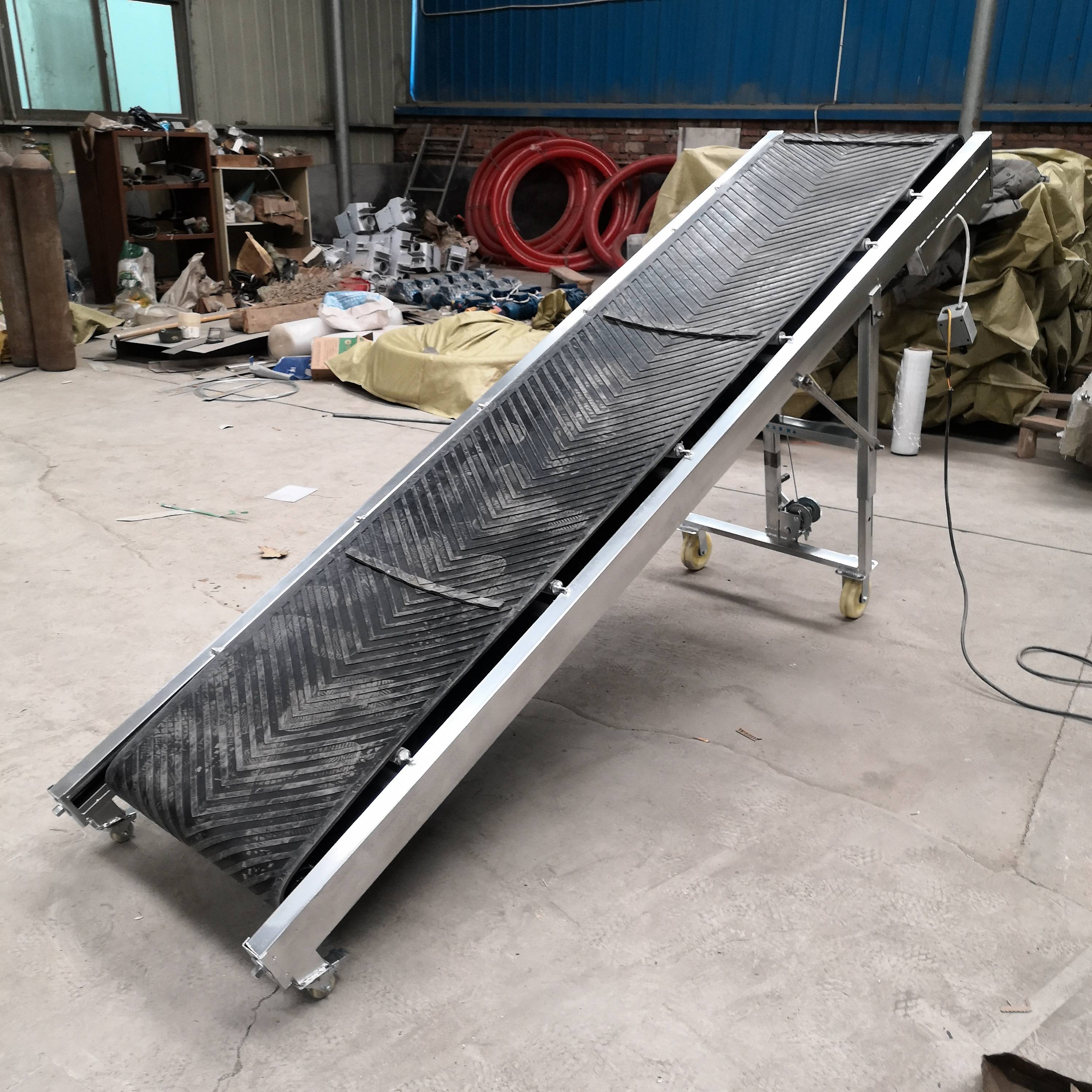 折叠式皮带输送机组成与使用范围