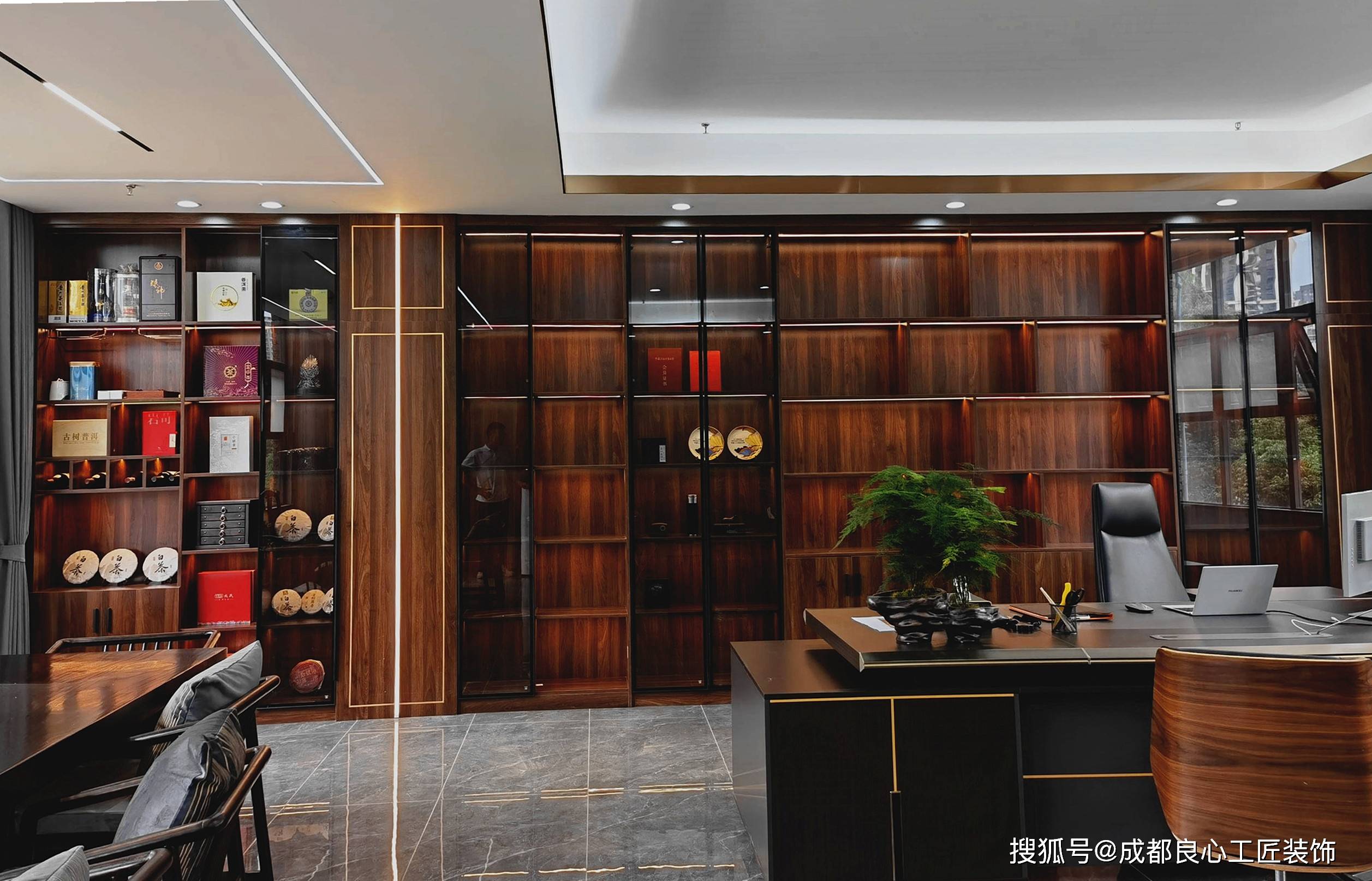 良心工匠 | ceo办公室 新中式东方禅意