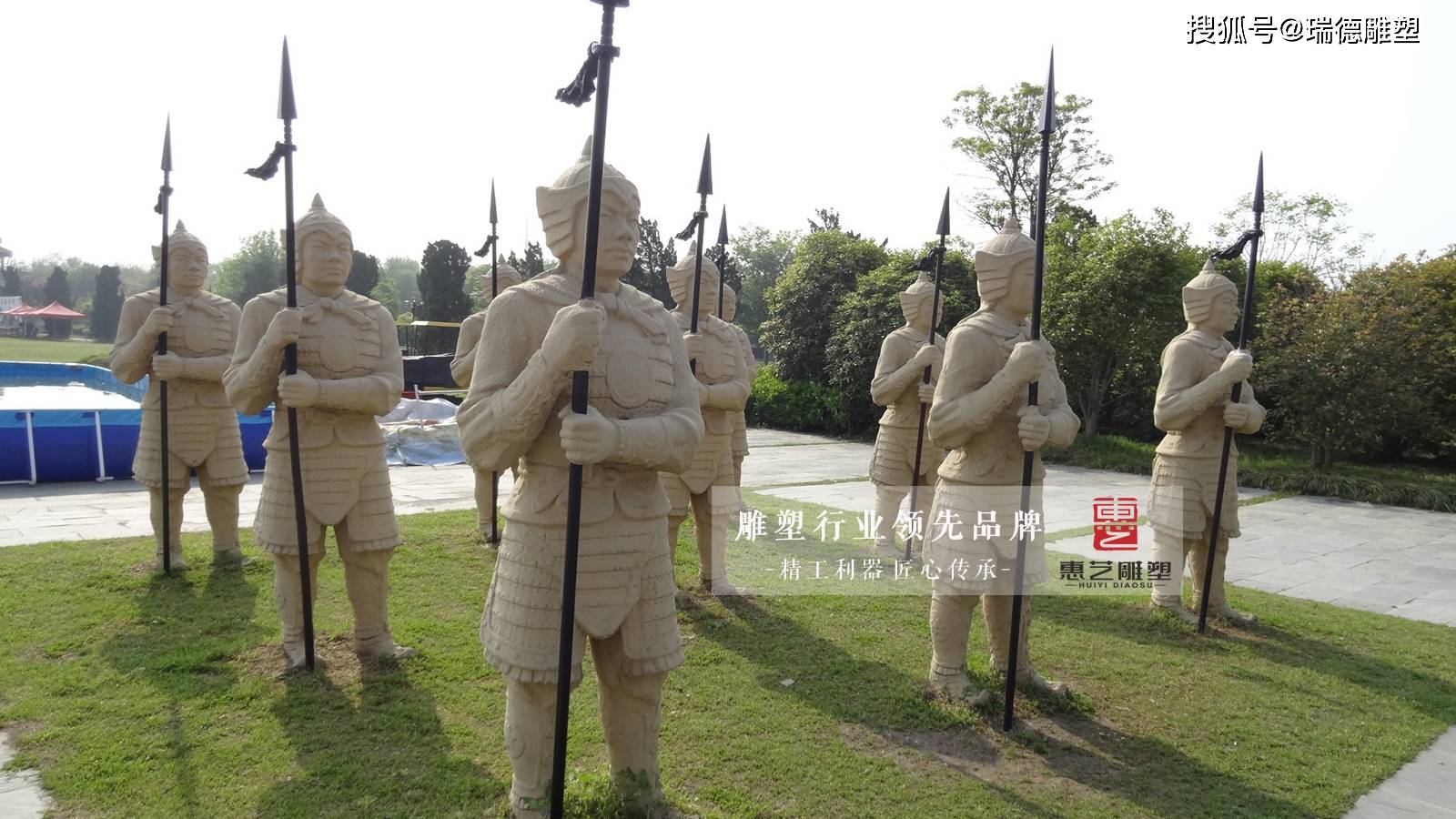 古代将军士兵雕塑—铸铜骑马人物主题雕塑_匈奴_军队_汉朝