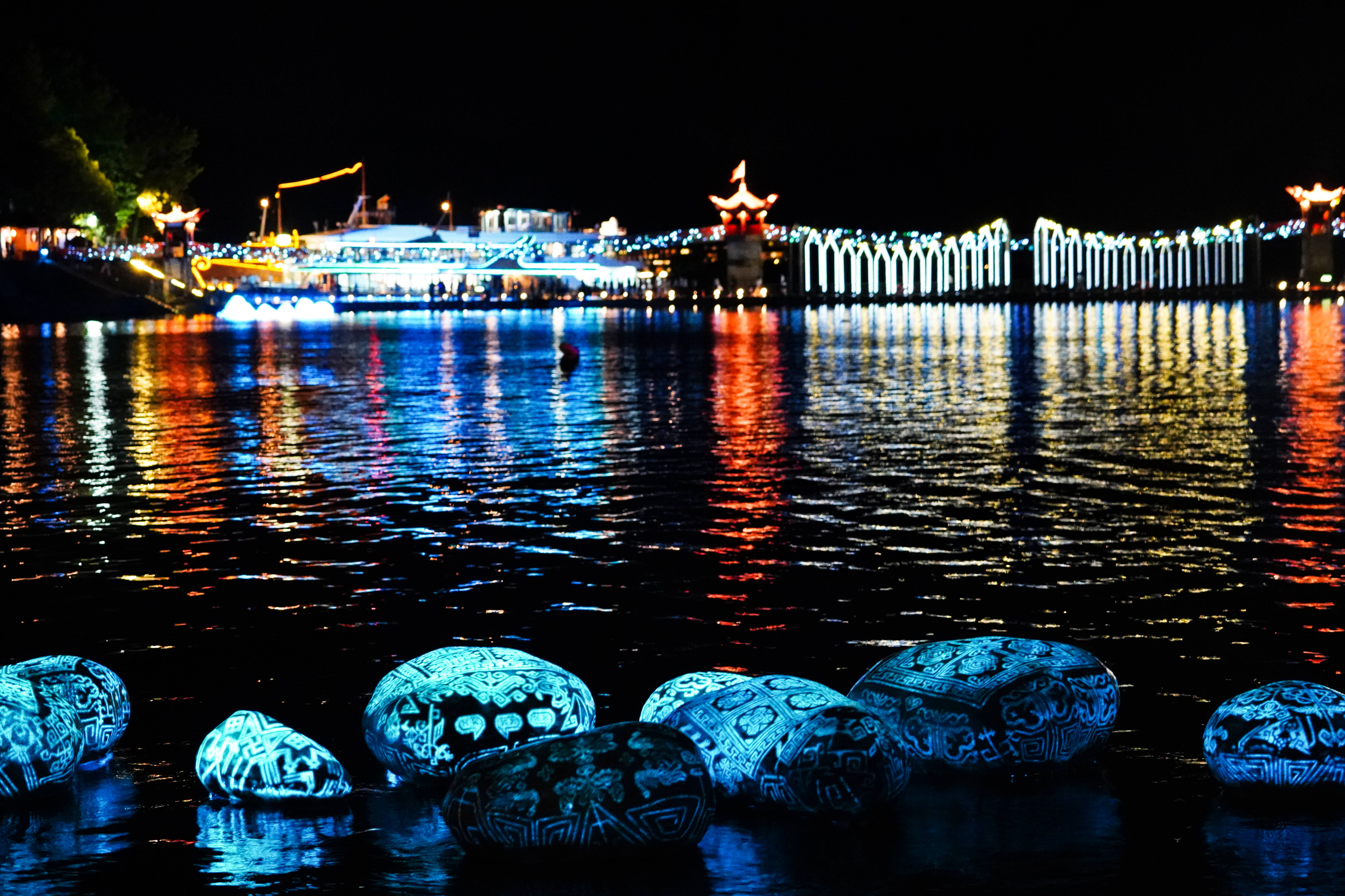 千岛湖夜景最美的地方图片