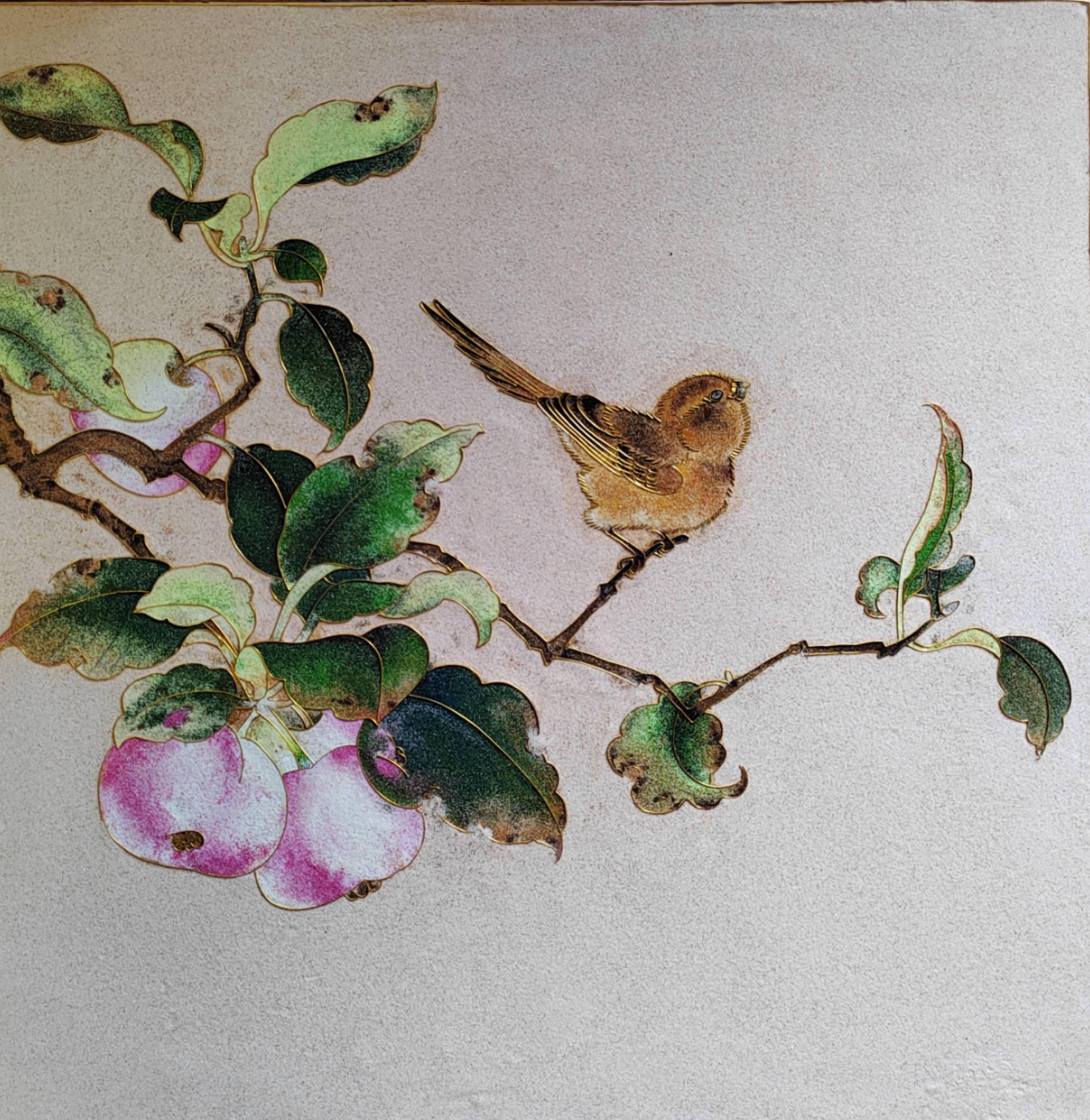 西安哪里学习制作手工掐丝珐琅彩画?_图案_操作_线条