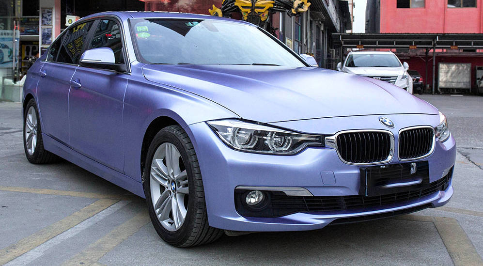 电光冰霜蓝改色膜清爽纯粹的蓝调它别有滋味