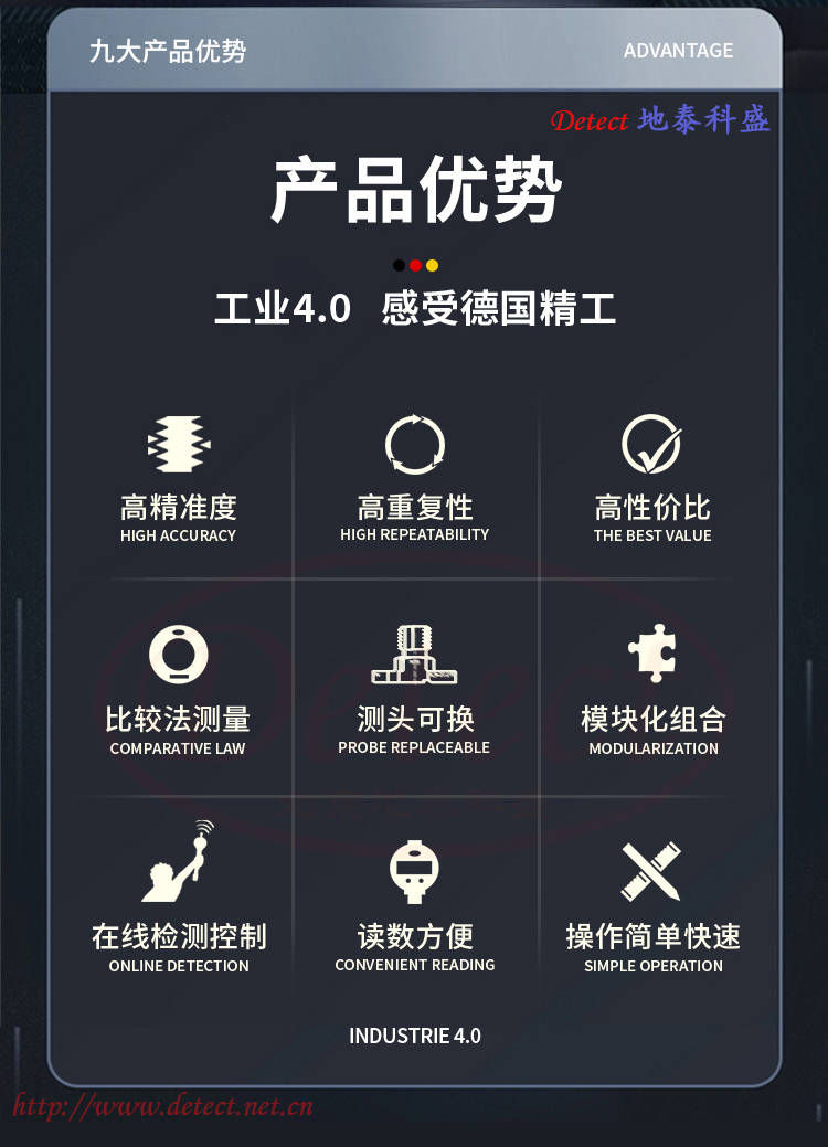 德国kordt外螺纹中径测量仪,可调式外螺纹指示量规,外螺纹检测仪