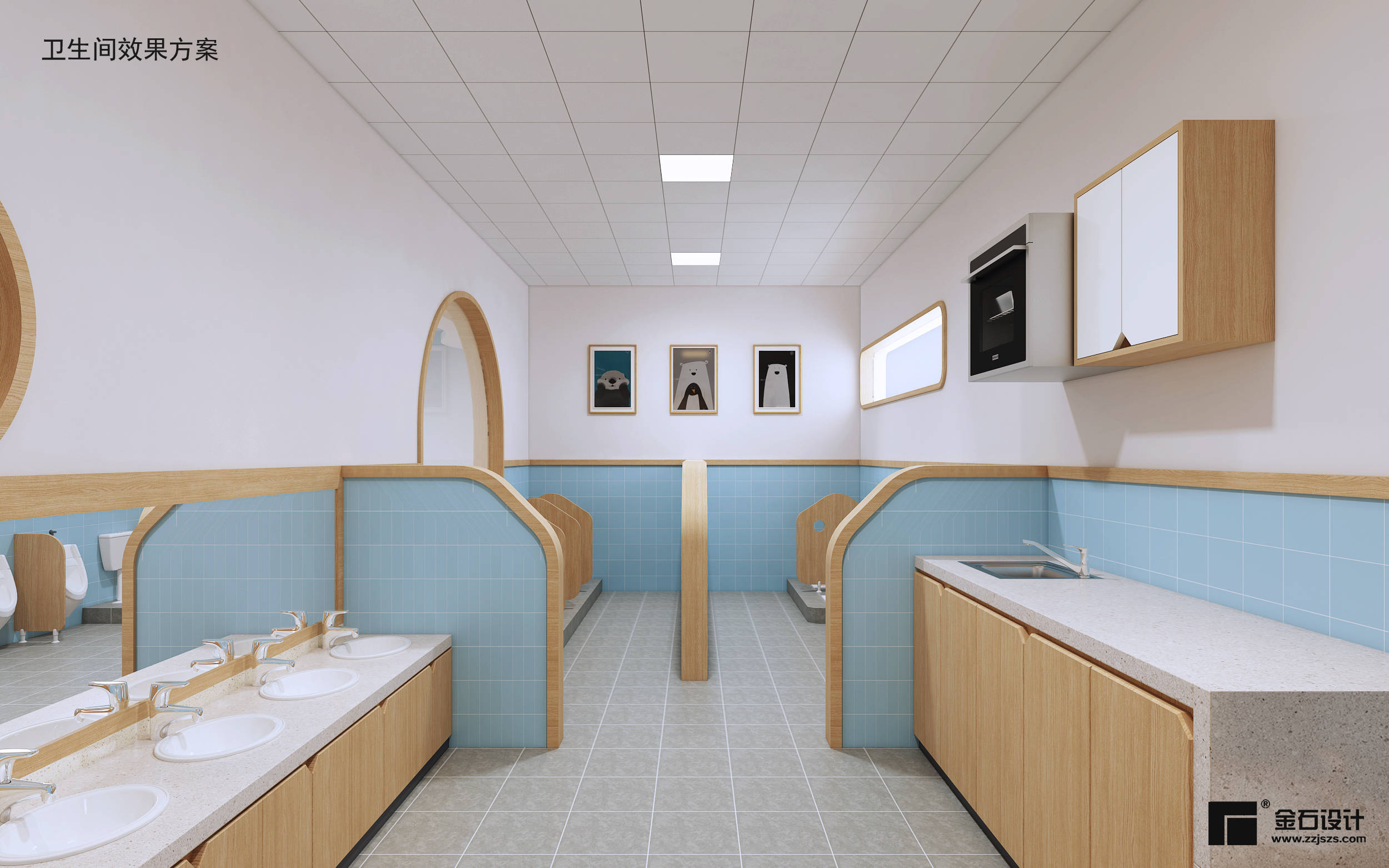 幼儿园卫生间设计_空间_活动室_卧室
