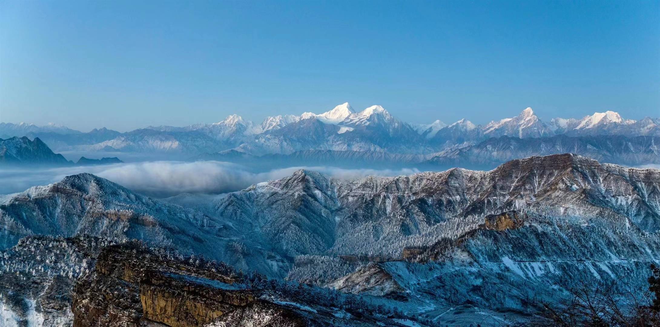 天全二郎山图片