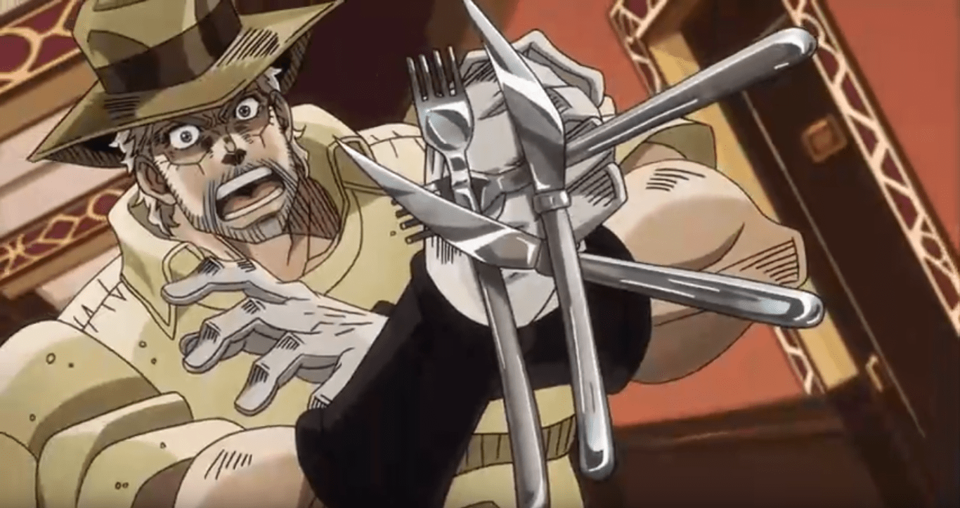 jojo:乔瑟夫·乔斯达——老东西,你是最骚的!_替身_战斗_波纹