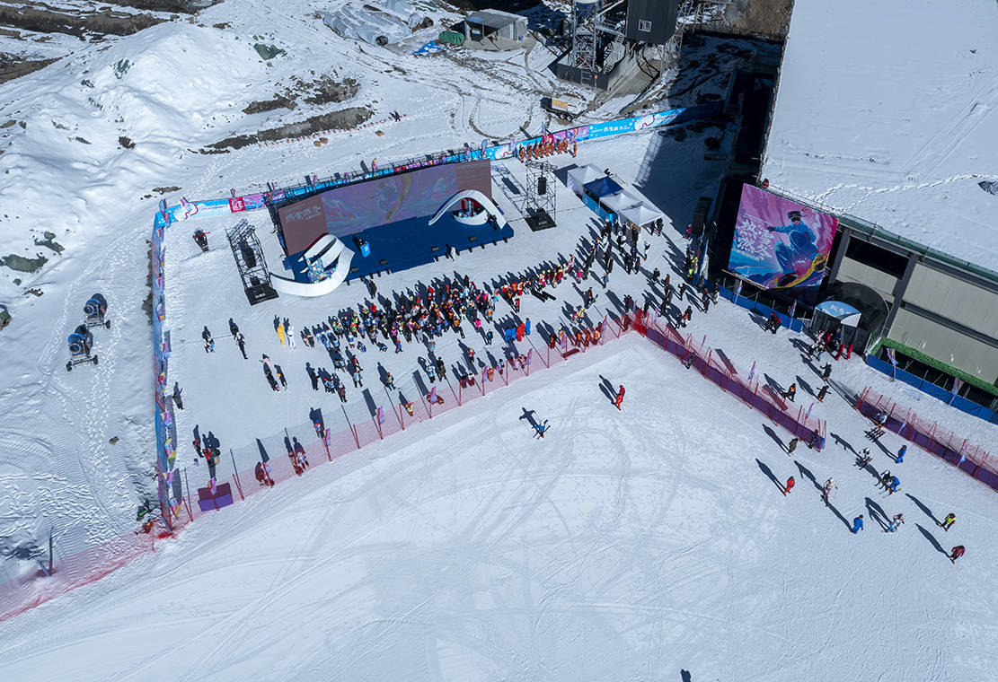 阿尔沟滑雪场图片