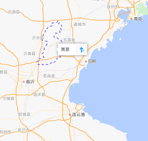 莒县沭河地图图片