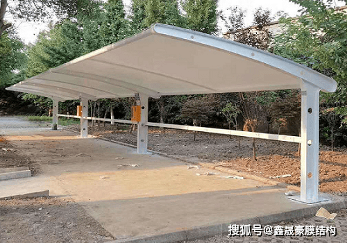 鋼膜結構電動車充電樁雨棚報價單的相關介紹_價格_鋼材_項目