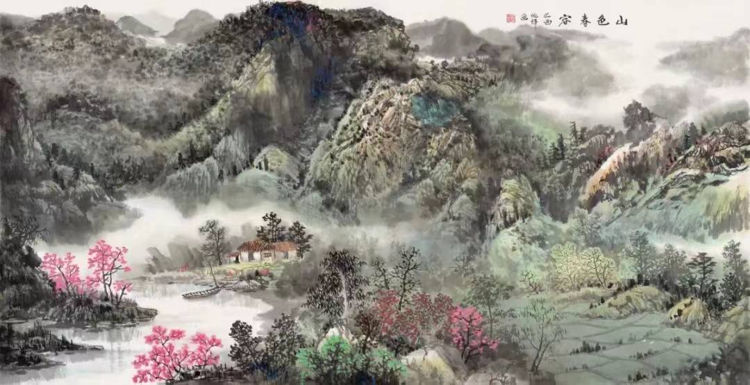 中国美术家协会会员沈兆祥国画鉴赏_作品_先生_书画