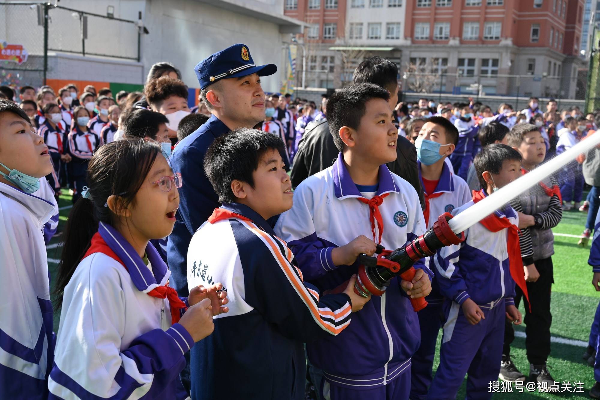 和平区消防救援支队走进四平东道小学_活动_火灾_校园