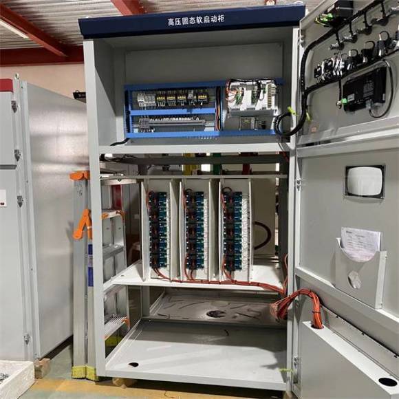 固态软起动柜yhgq系列高压电机固态启动柜是采用微处理器进行集中控制